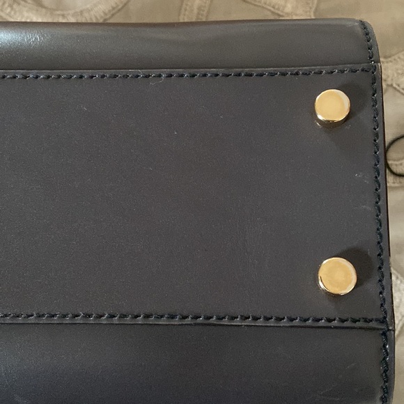 YSL Charcoal Leather Handbag authentic - Picture 11 of 13